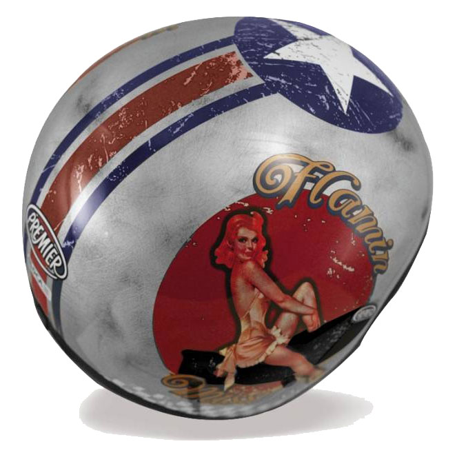 Custom Premier Vintage Pin Up Old Style Silver 4 Custom Premier Vintage Pin Up Old Style Silver - immagine 2