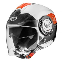 Policarbonato Casco Premier Cool Evo Ds 2 Bianco Rosso