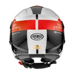 Policarbonato Casco Premier Cool Evo Ds 2 Bianco Rosso -Negozio online Premier Italia premier cool evo ds bianco 4 1