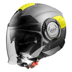Policarbonato Casco Premier Cool Evo Ds Y 17 Bm Grigio Giallo