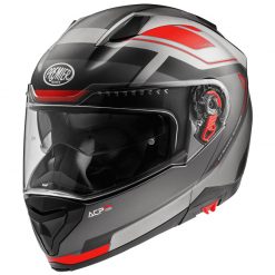Policarbonato Casco Modulare Premier Delta As 17 Bm Rosso
