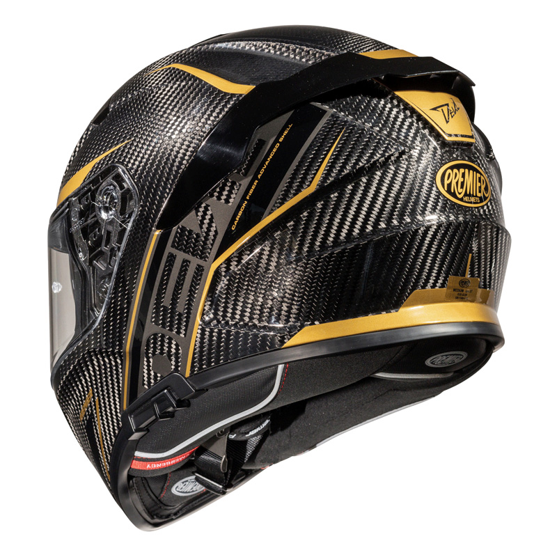 Fibra Casco Premier Devil Carbon St 19 Oro 4 Fibra Casco Premier Devil Carbon St 19 Oro - immagine 2