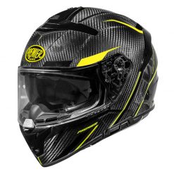 Fibra Casco Premier Devil Carbon St Y Giallo