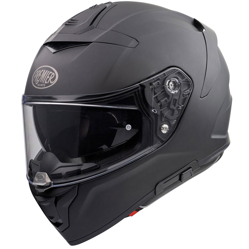 Fibra Casco Premier Devil U9 Bm Nero Opaco 3 Fibra Casco Premier Devil U9 Bm Nero Opaco