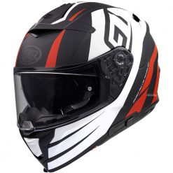 Fibra Casco Premier Devil Gt 92 Bm Arancio Bianco