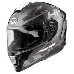 Fibra Casco Premier Hyper Hp 18 Nero Grigio