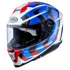 Fibra Casco Premier Hyper Hp 12 Blu Bianco Rosso
