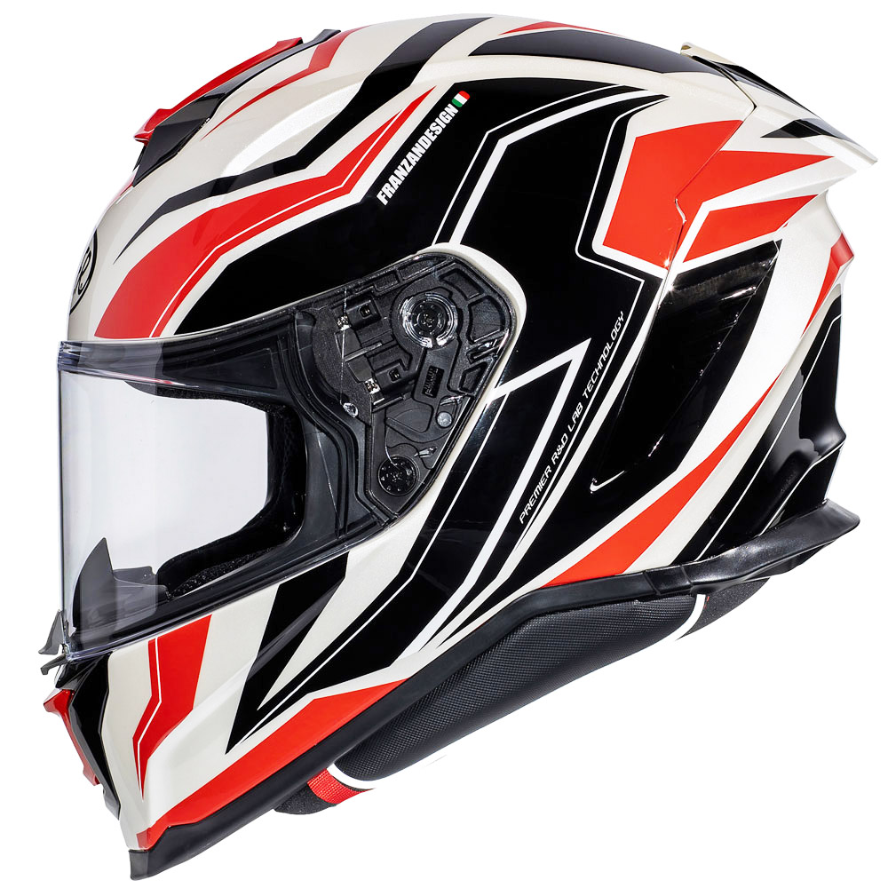 Fibra Casco Premier Hyper Rw 2 Rosso 4 Fibra Casco Premier Hyper Rw 2 Rosso - immagine 2